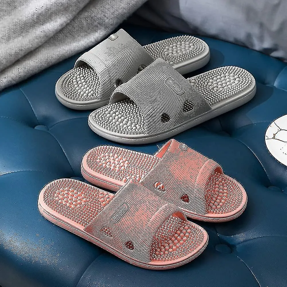 Zapatillas de masaje Reflexología Terapia Zapatos Fascitis plantar Artritis Neuropatía Alivio del dolor Acupuntura Zapatillas