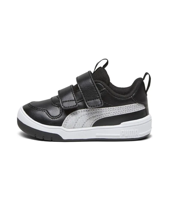 Zapatillas de Puma Multiflex Glitz Infantil Negro