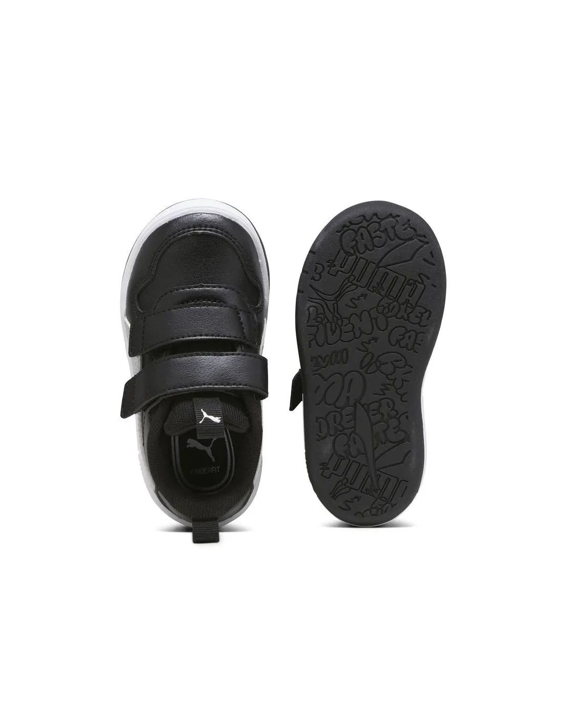 Zapatillas de Puma Multiflex Glitz Infantil Negro