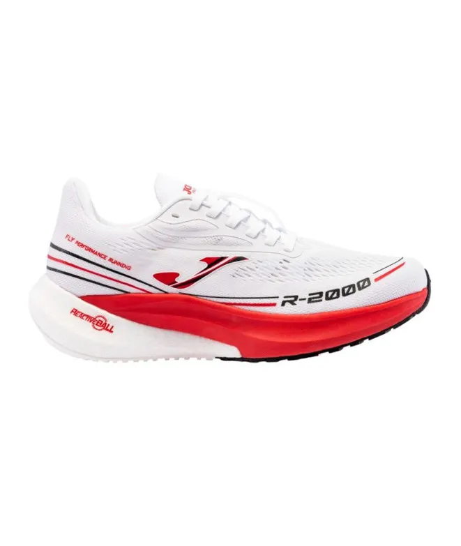 Zapatillas de running Joma R.2000 2402 Blanco Rojo Niño