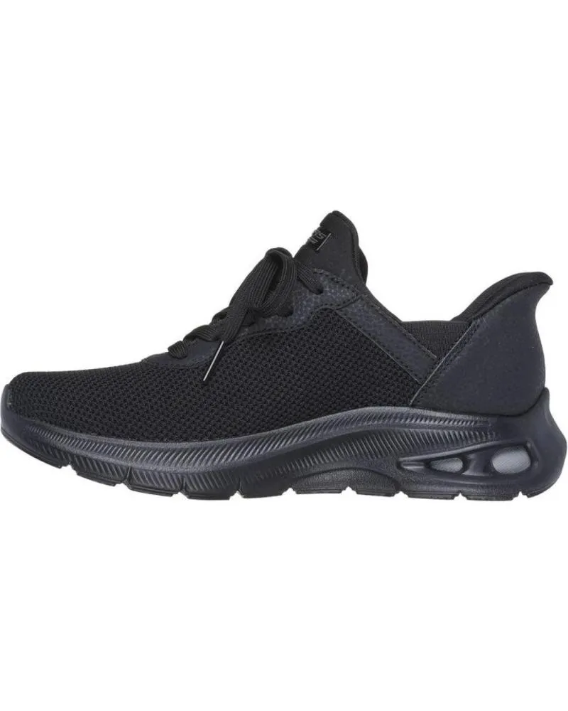 ZAPATILLAS DEPORTE SKECHERS  DE MUJER ZAPATILLA SLIPINS MUJER BOBS UNITY NEGRA 117509BBK  NEGRO