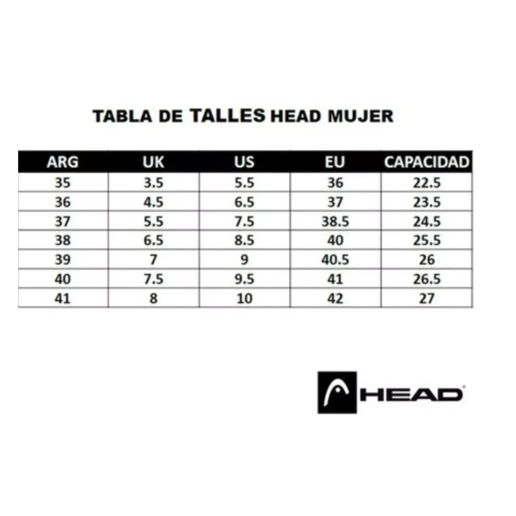ZAPATILLAS MUJER HEAD MISISIPI II  GR/TUR + MEDIAS