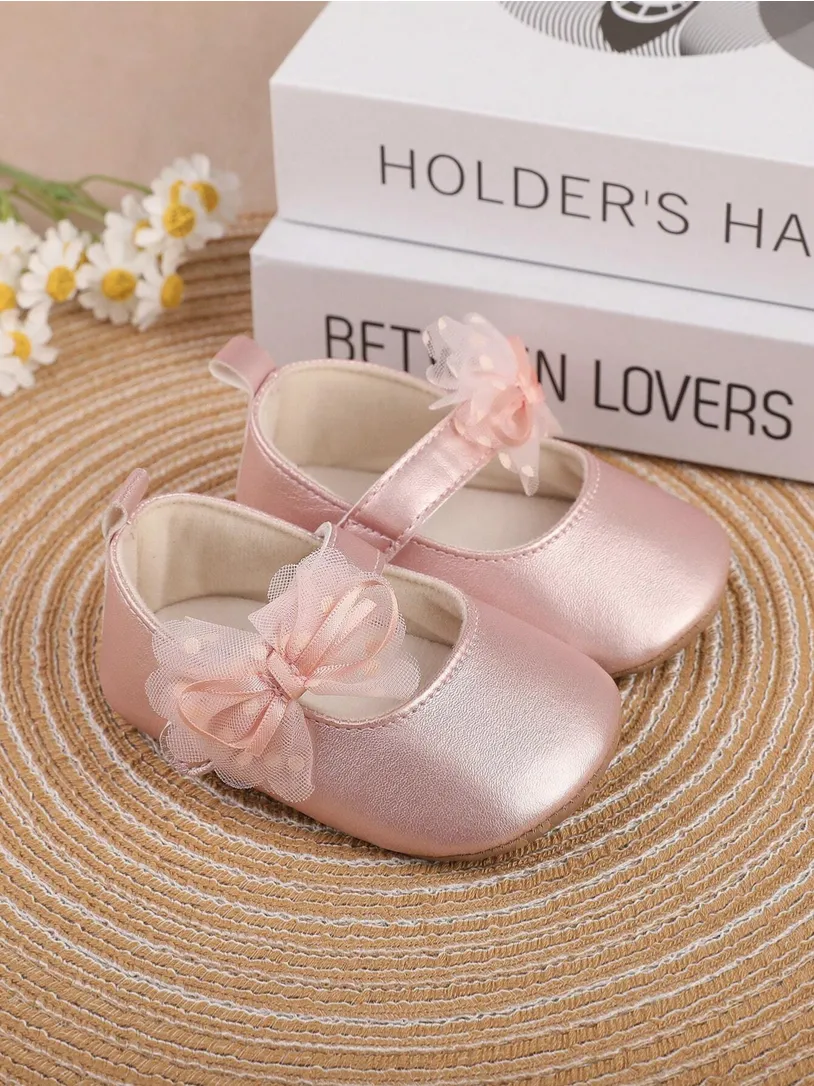 Zapatitos de Tul Rosa para Bebé