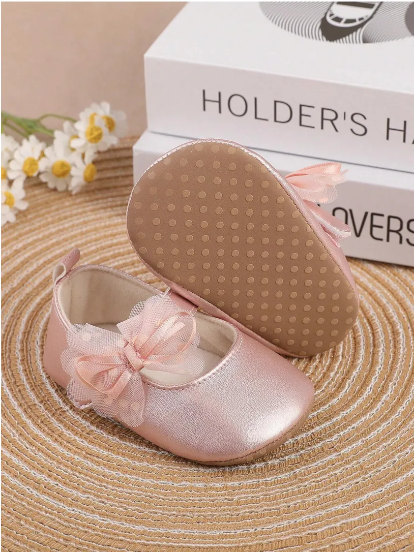 Zapatitos de Tul Rosa para Bebé
