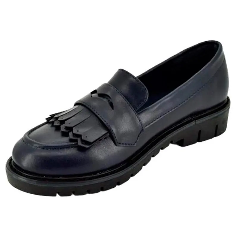 Zapato colegial mocasin marino