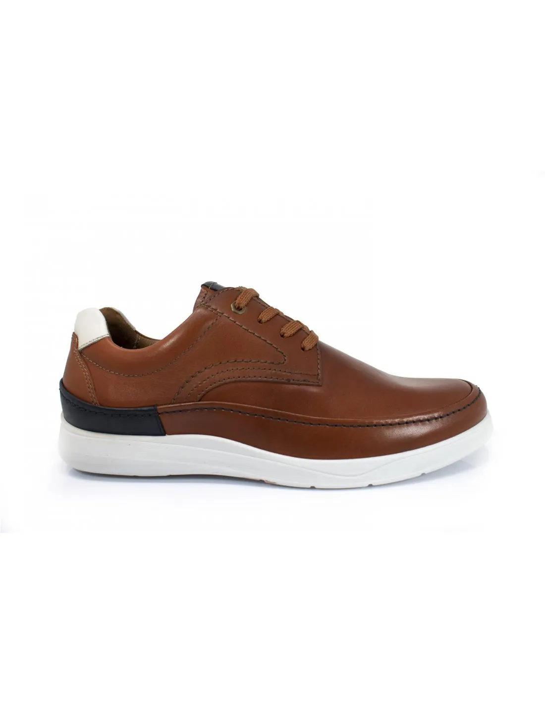 ZAPATO DE HOMBRE BOLA22 4799 MARRON CUERO