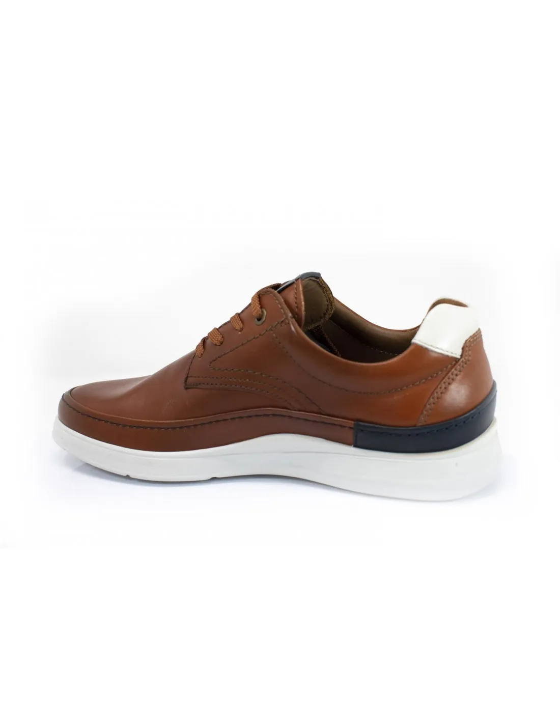 ZAPATO DE HOMBRE BOLA22 4799 MARRON CUERO