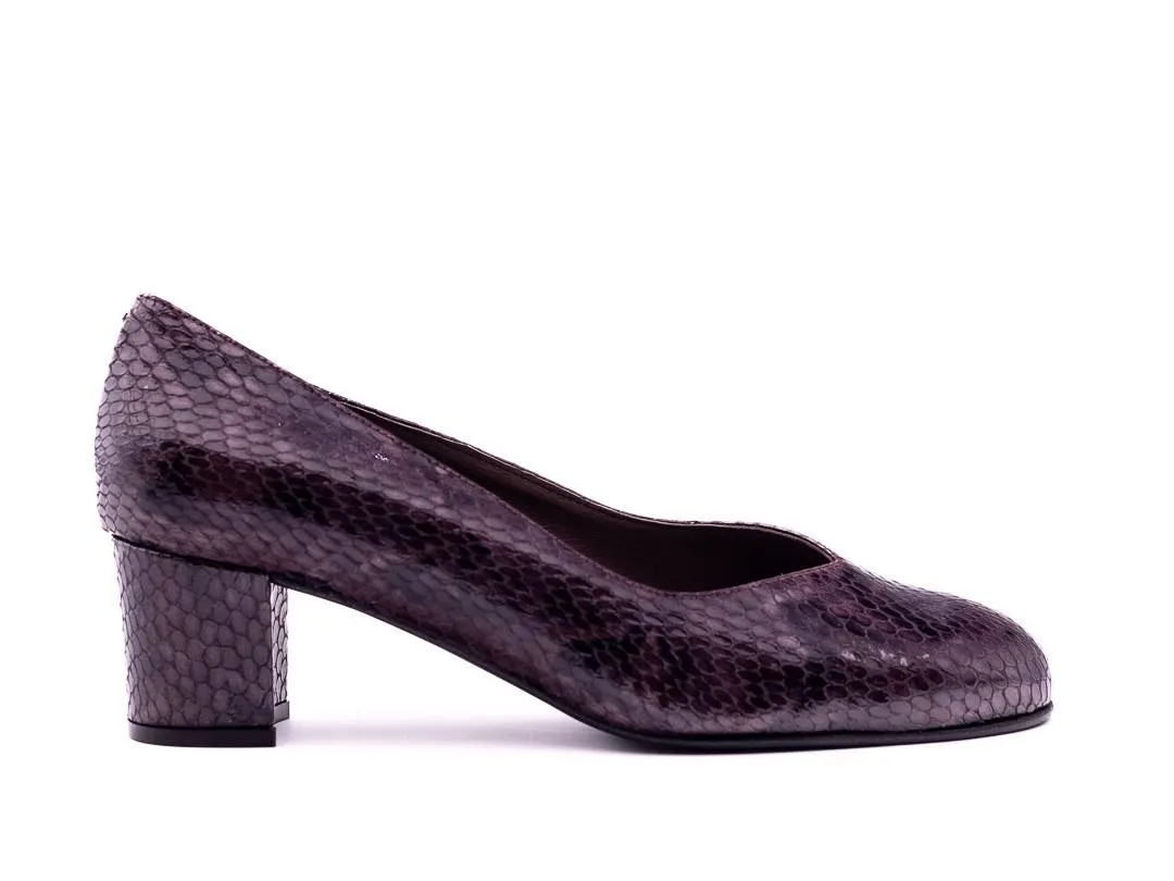 ZAPATO DE TACON COMODO MUJER ROLDAN 1705 BURDEOS
