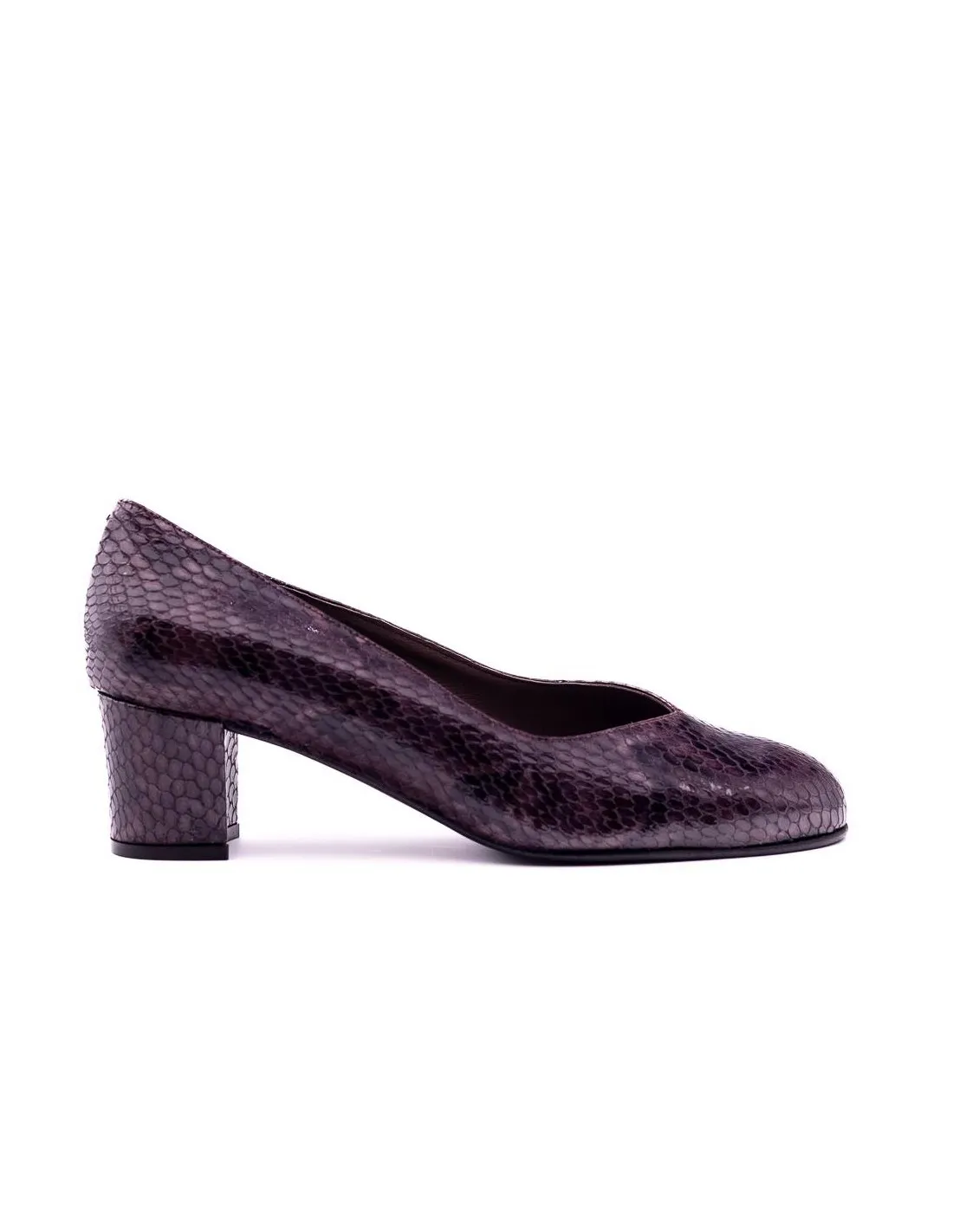ZAPATO DE TACON COMODO MUJER ROLDAN 1705 BURDEOS
