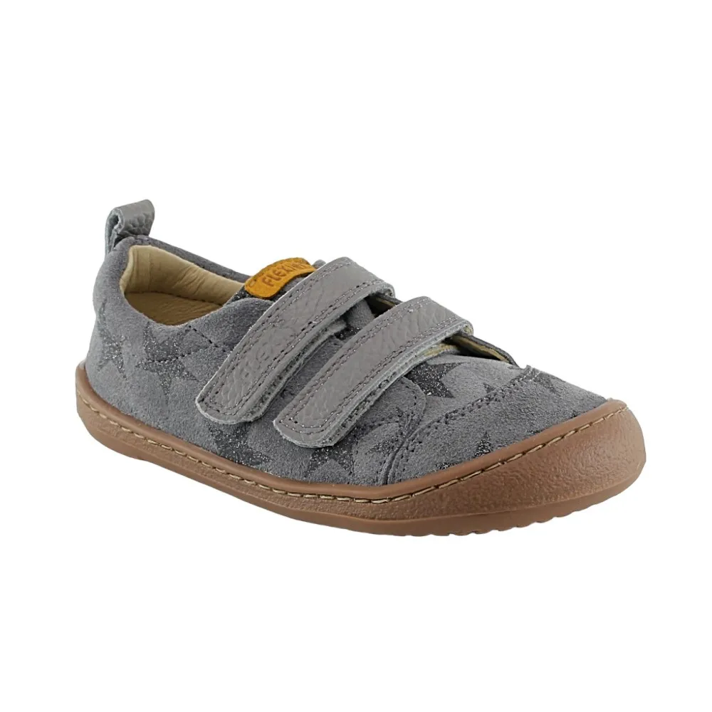 ZAPATOS BAREFOOT FLEXI NENS 9000R GRIS ESTRELLAS