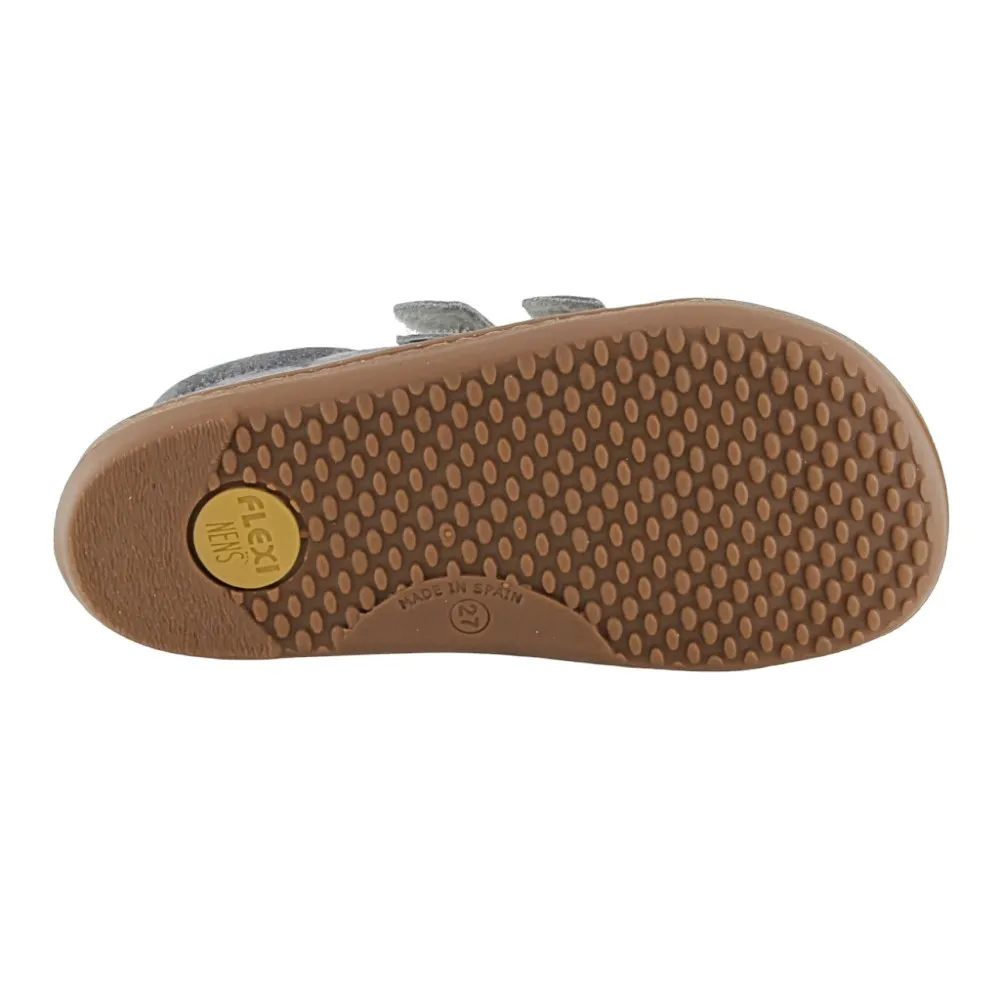 ZAPATOS BAREFOOT FLEXI NENS 9000R GRIS ESTRELLAS