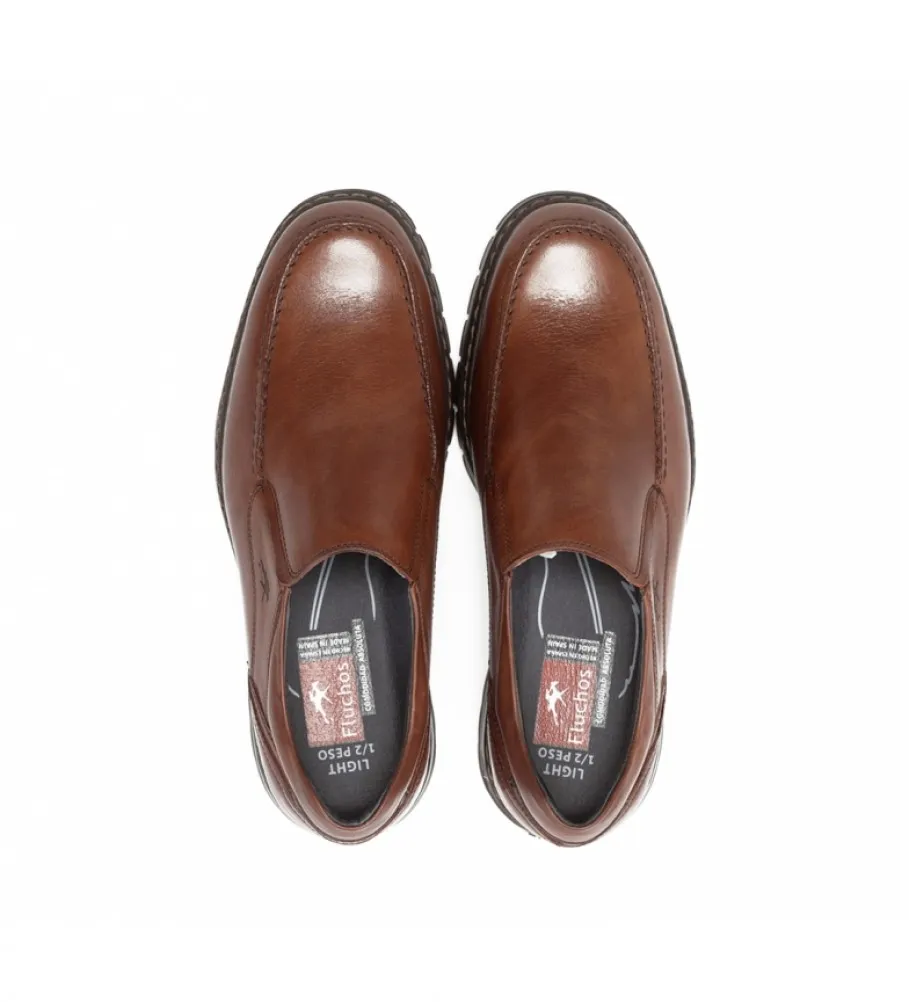 Zapatos de piel 9144 Crono marrón