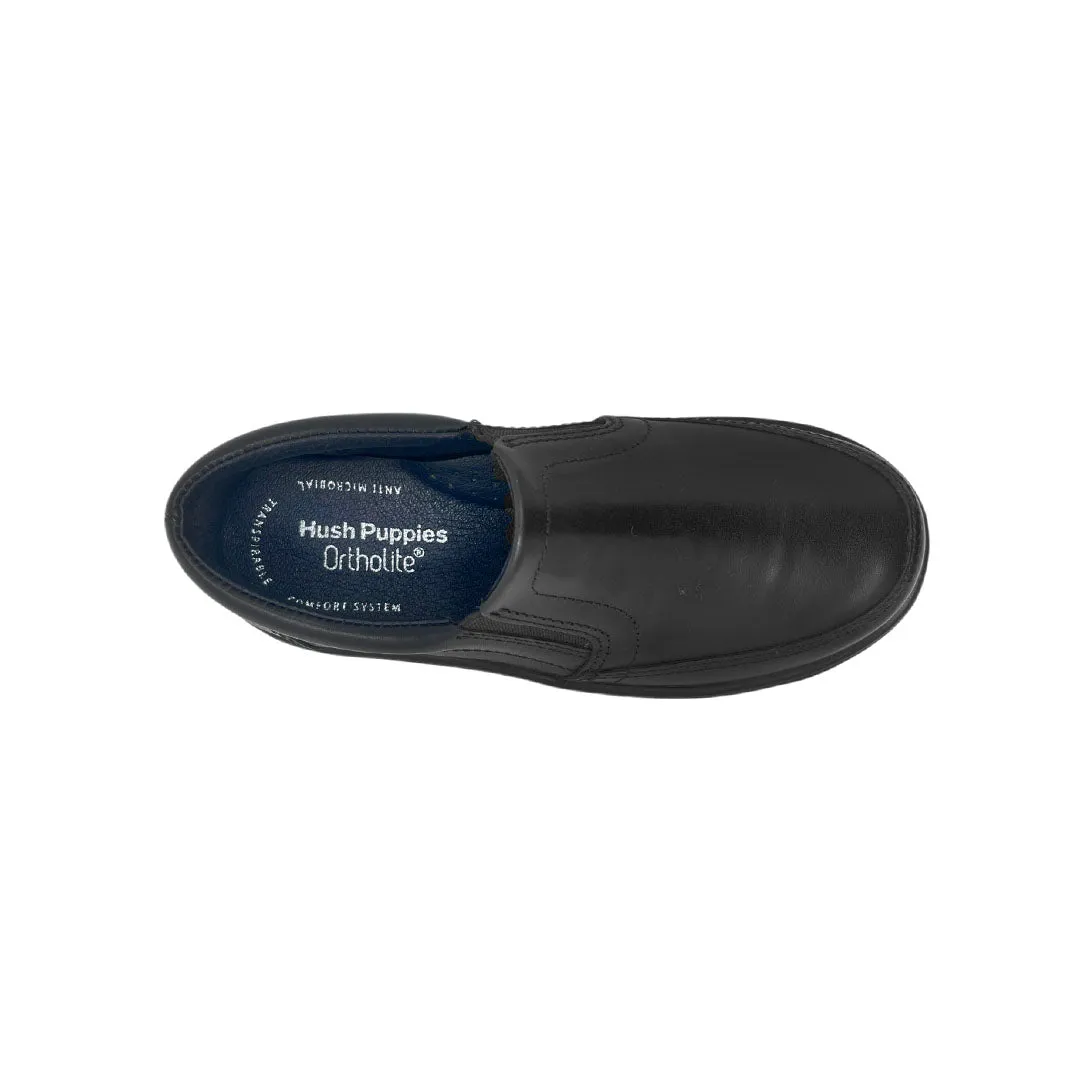 Zapatos escolares Andrew Slip On negro para niño