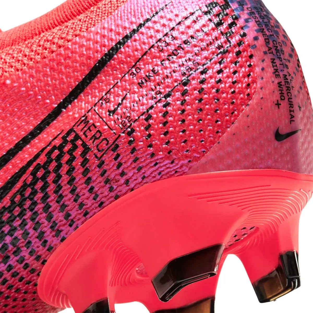 Zapatos Fútbol Hombre Nike Mercurial Vapor 13 pro FG Rojo