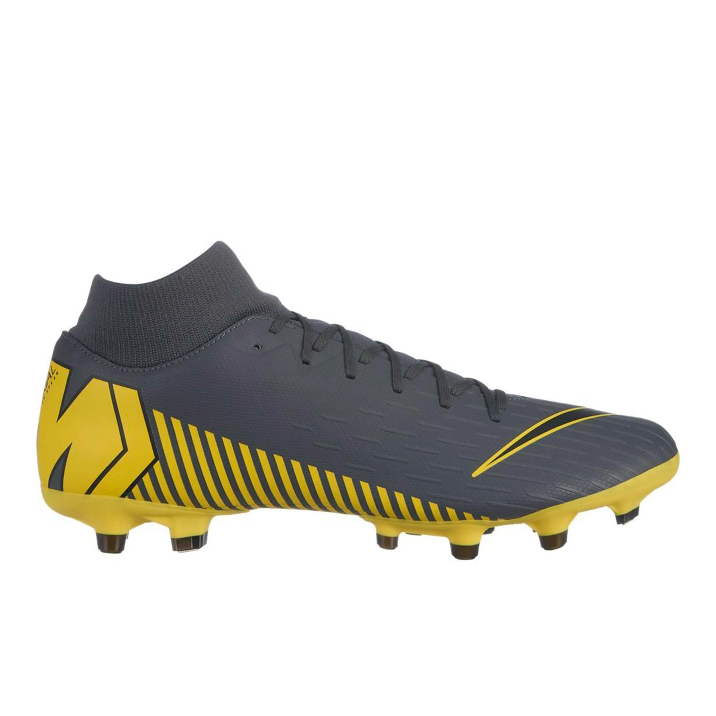 Zapatos Fútbol Hombre Nike Superfly 6 Academy SG Gris/Amarillo 