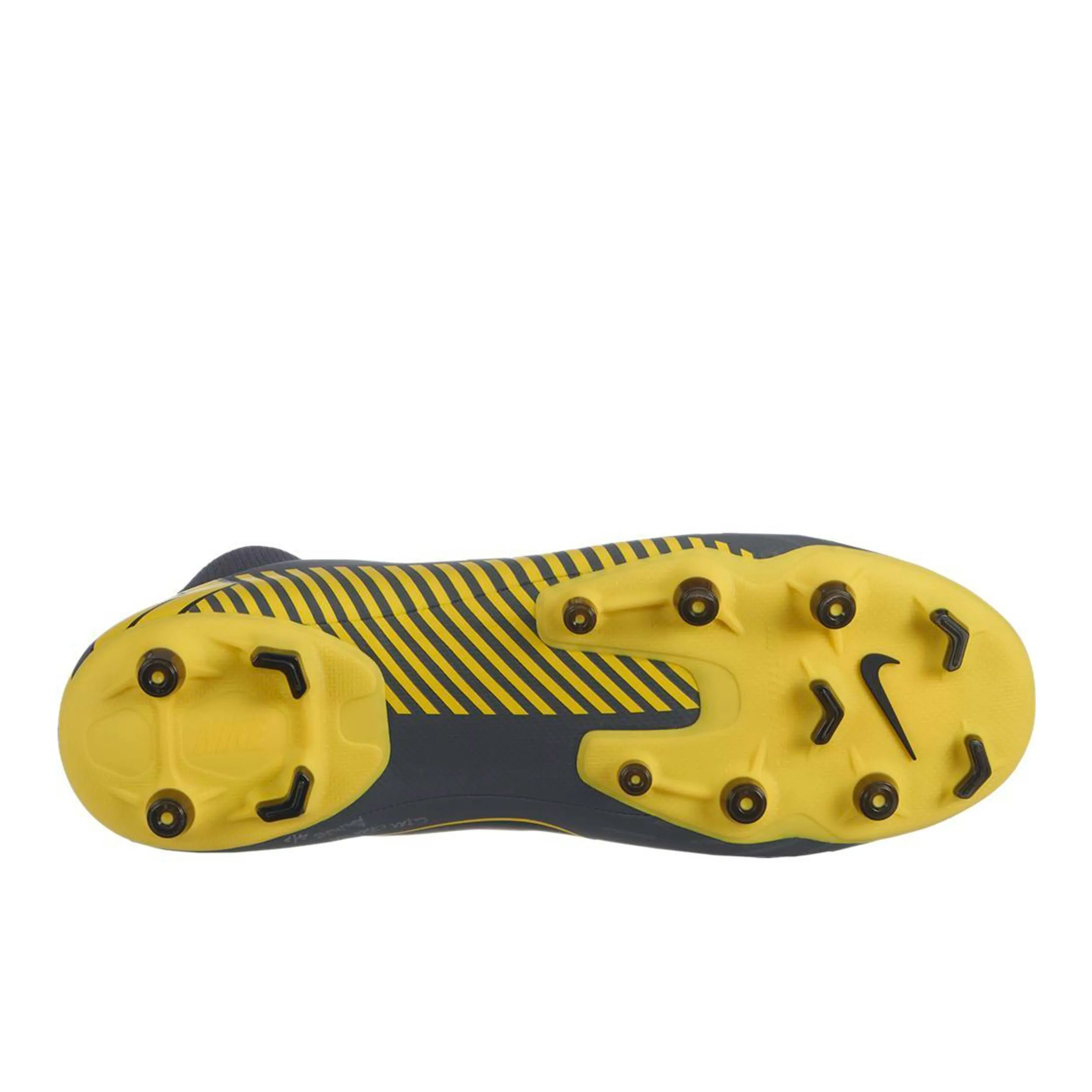 Zapatos Fútbol Hombre Nike Superfly 6 Academy SG Gris/Amarillo 