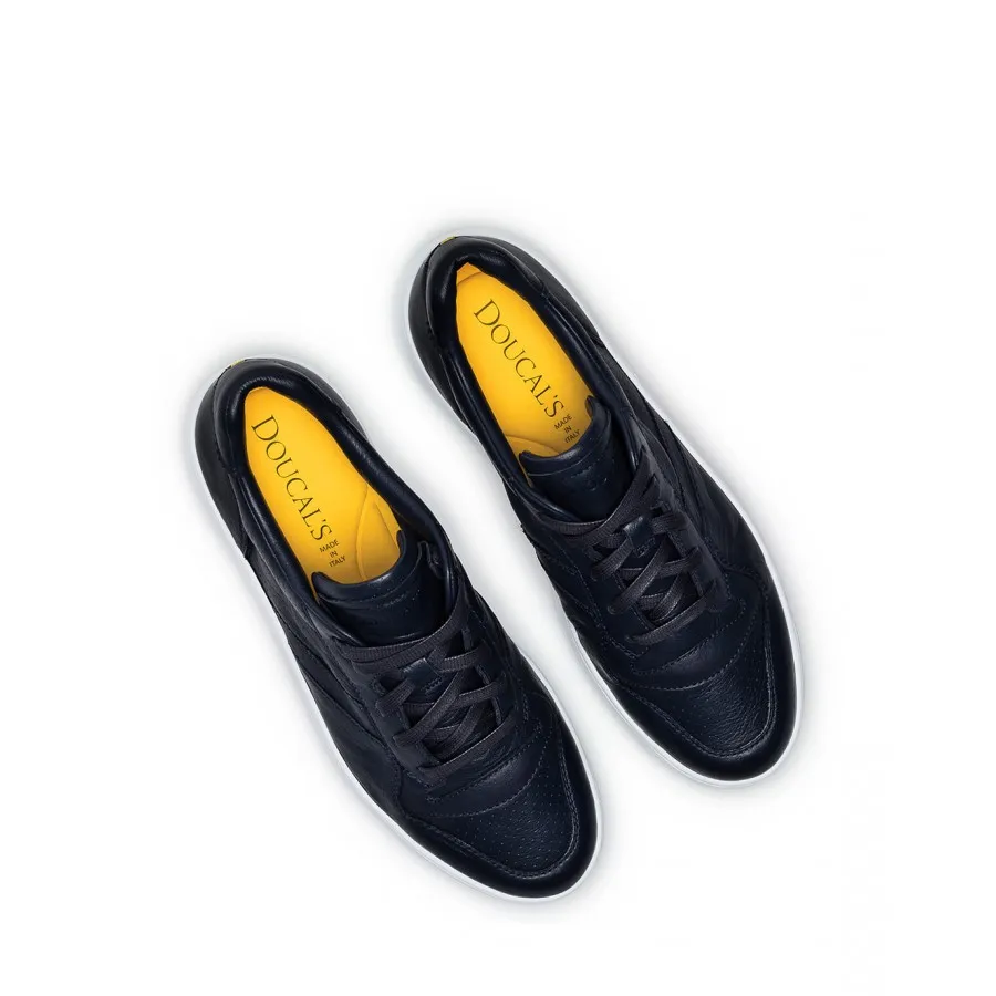 Zapatos Hombres Sneakers DOUCAL'S IB00 Chiffon Azul Oscuro