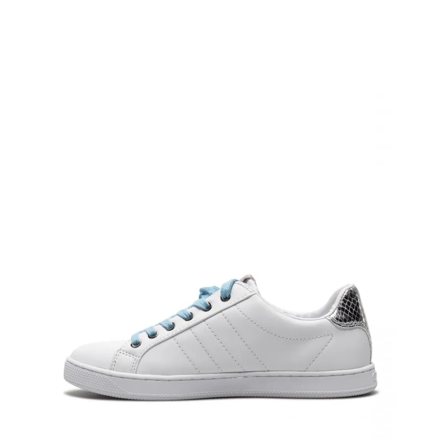 Zapatos Mujeres Sneakers GUESS FL5RLKELE12 White Pink Blancos