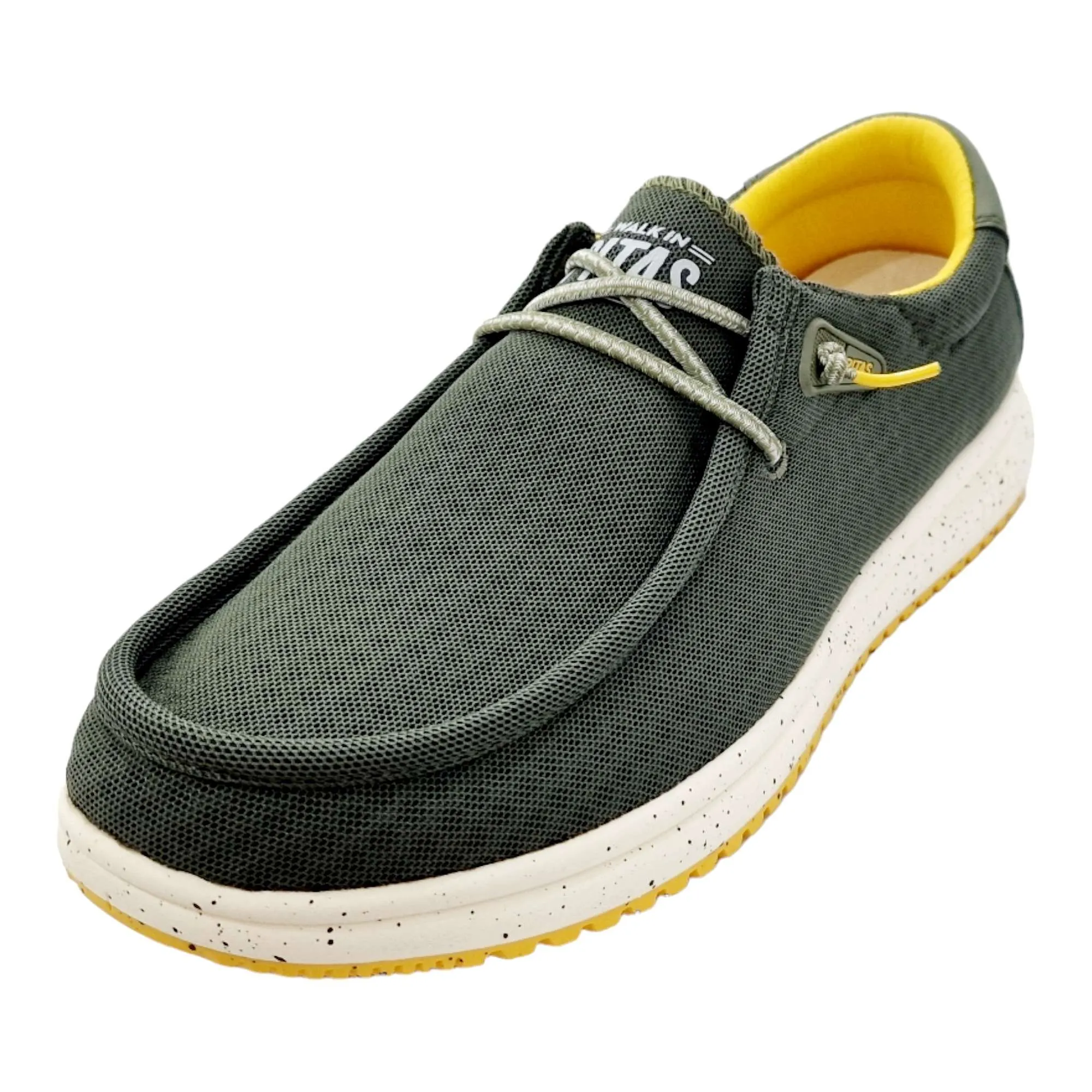 ZAPATOS NAÚTICO WALKIN IN PITAS HOMBRE KAKI KAKI