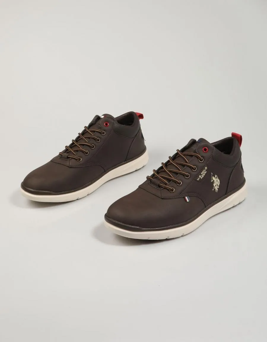  zapatos sport US POLO ASSN Ygor en Marron 84068