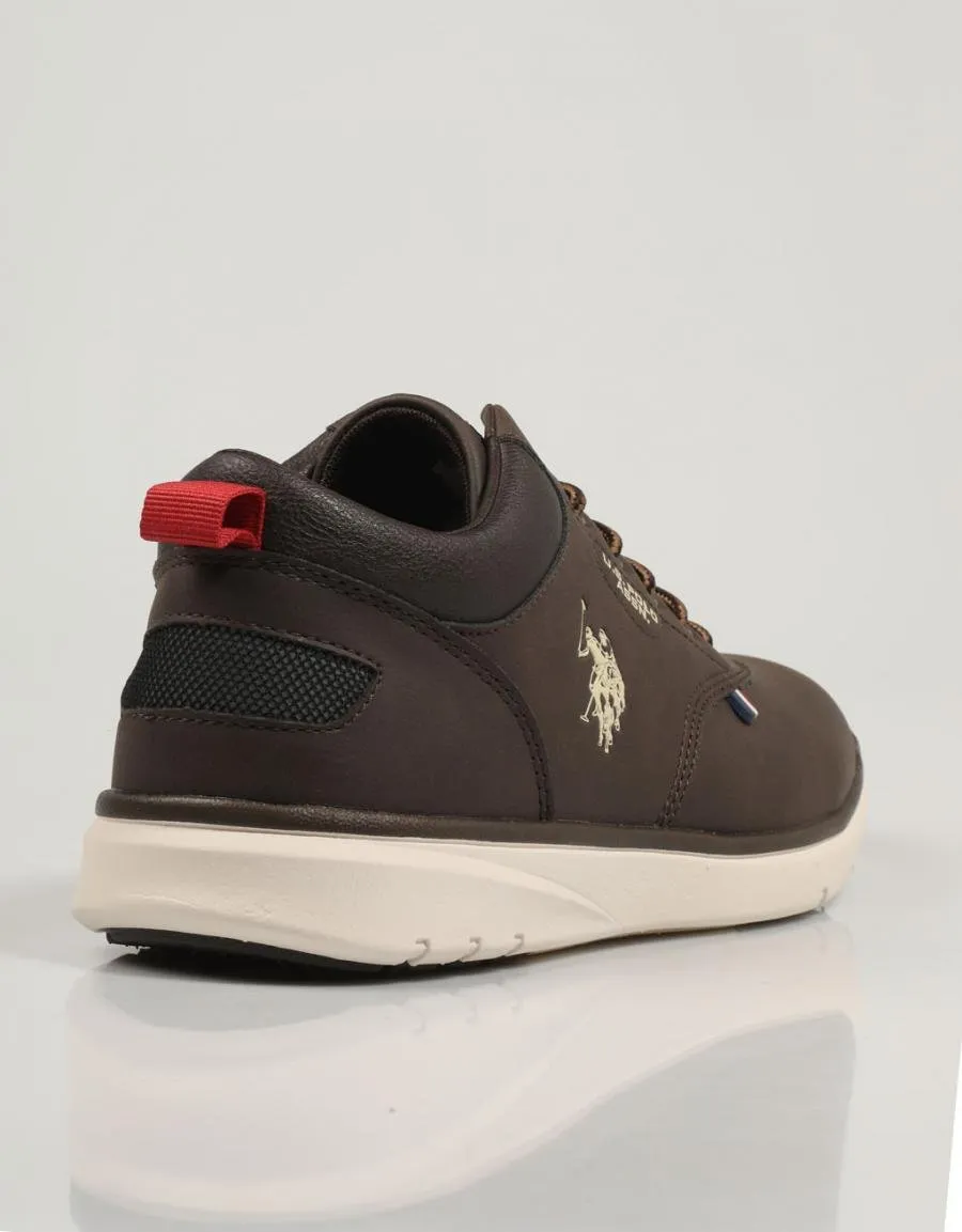  zapatos sport US POLO ASSN Ygor en Marron 84068