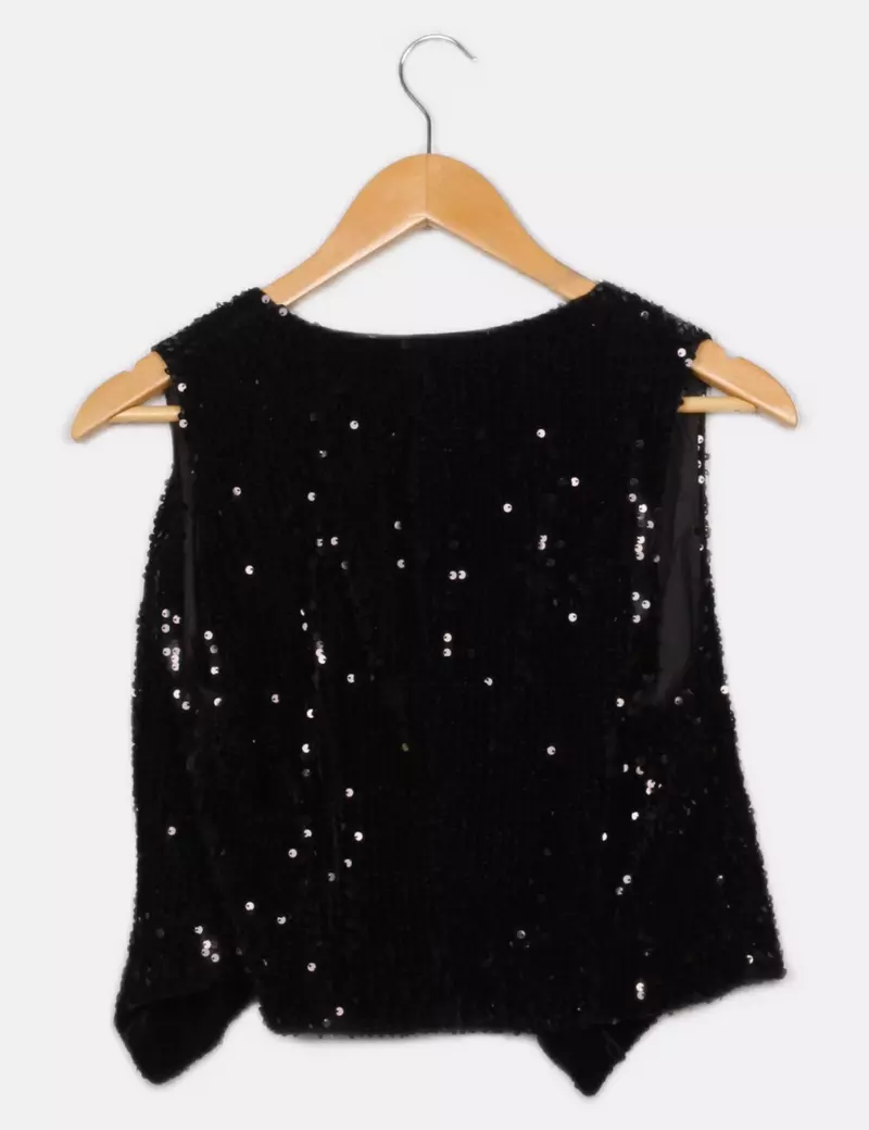 Zara Chaleco Lentejuelas