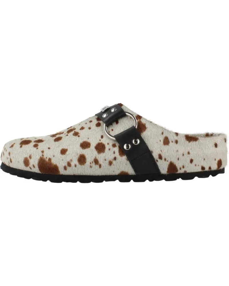 Zuecos YELLOW  de Mujer ZUECOS MUJER MODELO ANGIE COLOR ANIMAL PRINT  VACA