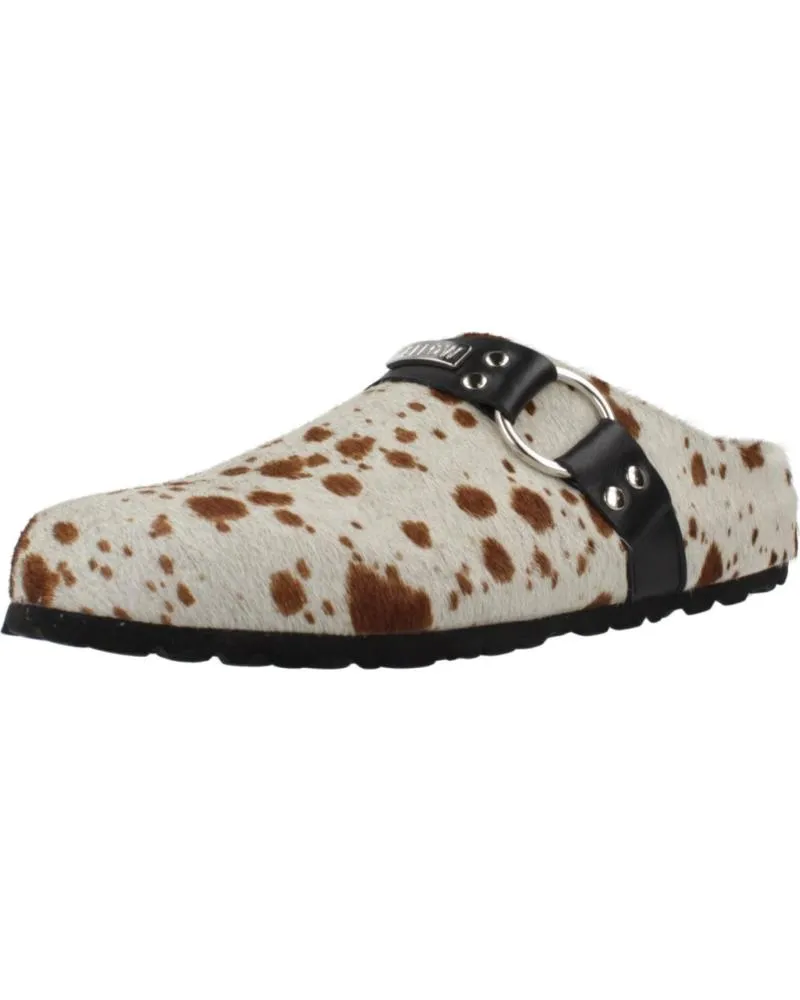 Zuecos YELLOW  de Mujer ZUECOS MUJER MODELO ANGIE COLOR ANIMAL PRINT  VACA