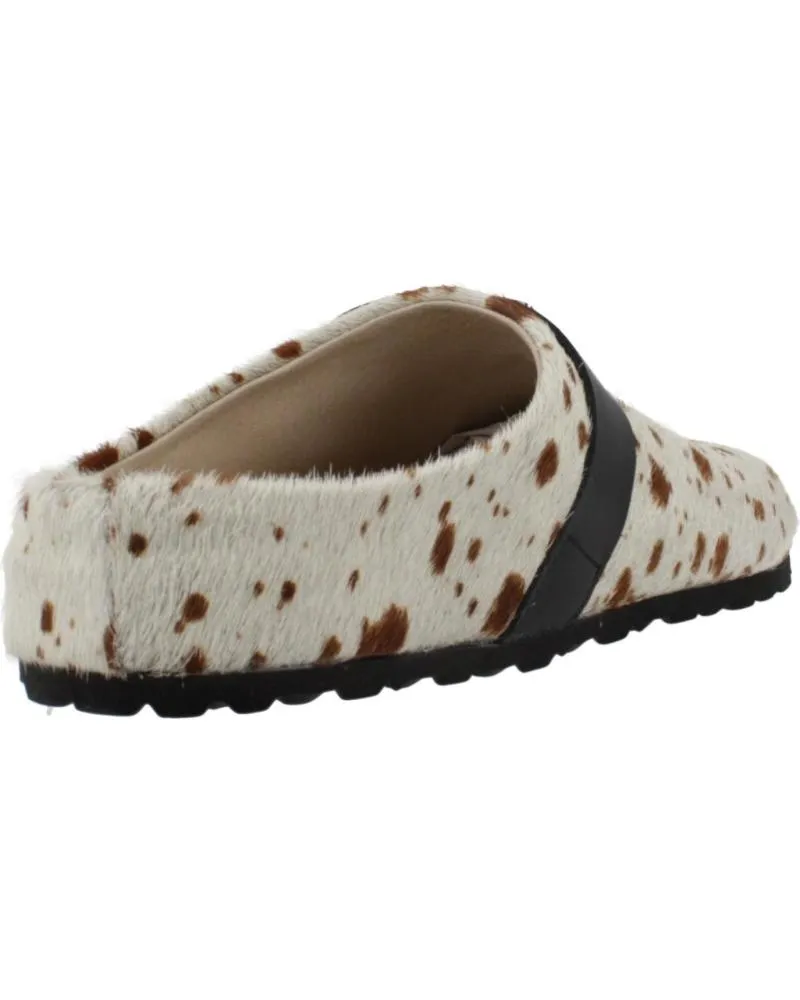 Zuecos YELLOW  de Mujer ZUECOS MUJER MODELO ANGIE COLOR ANIMAL PRINT  VACA